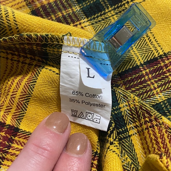Vintage Yellow Plaid Pants - Picture 7 of 7